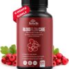 Blood Circulation Supplement, 120 Capsules, Supports Leg Vein, Heart, Vessels and Cardiovascular Health with Niacin, L-Arginine, Ginger, Cayenne Pepper, Hawthorn, Diosmin, Blood Flow Pills