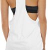 icyzone Women's Racerback High Neck Workout Athletic Yoga Muscle Tank Tops