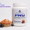 Core Nutritionals Pro Sustained Release Protein Blend, Digestive Enzyme Blend, 25G Protein, 2G Carb, 69 Servings (Blueberry Muffin)