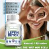 Power By Naturals Leptin Detox Cleanse for Reduce Weight - Natural Gut & Colon Cleanser, 1532mg, Acai Berry Cleanse for Men & Women, 60 Capsules, USA-Made