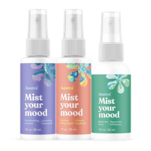 ASUTRA Multi-Use Essential Oil Aromatherapy Spray (3 Scent Mini Sampler), 1 fl oz Each – Mist for Face, Body, Rooms & Linens – Car, Fabric, and Bathroom Freshener