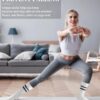 DIBAOLONG Pilates Socks with Grips for Women Yoga Socks Non Slip Barre Hospital Socks 6-Pairs Grippy Ankle Socks