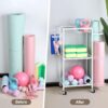 Weight Rack Stand Small Gym Rack Yoga Rack Workout Equipment Storage Cart for Weights, Dumbbells, Yoga Mats, Kettlebells, Foam Rollers, and Resistance Bands