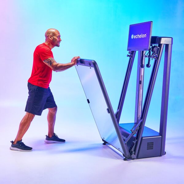 Echelon Strength Home | Home Gym Equipment | Workout Equipment | Strength Training | Exercise Equipment | WiFi Enabled HD Touchscreen | Upto 132 lbs Arm Weight Capacity | 4 Interchangeable Accessories