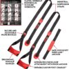 Lifeline Jungle Gym XT Body Weight Suspension Trainer System – Patented Split Anchor, Full-Body Workout, Lightweight Home Suspension Training Kit for Home Gym, Workout Equipment