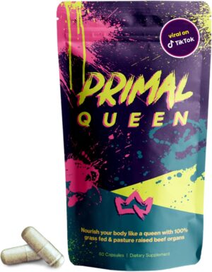 Female-Optimized Beef Organ Superfood Supplement (Beef Liver, Kidney, Heart, & 3 More) - 100% Grass Fed, Pasture Raised Cattle - Balance Hormones, Energy, & More for Women