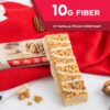 Atkins Vanilla Pecan Crisp Protein Meal Bar, High Fiber, 1g Sugar, 4g Net Carb Meal Replacement, Keto Friendly, 5 Count