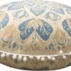 32 in Meditation Floor Cushion, Round Large Floor Pillow for Adult, Yoga Pillows for Sitting On Floor, Boho, Memory Foam Filling
