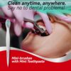 cleaings® Mini Brushes-Disposable Toothbrushes with Toothpaste and Pick for Work or Travel, 24 Count (Mint Flavor（Pack of 1）)