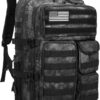 Wotony Tactical Backpack for Men-Military Waterproof Backpack with Multiple Pockets and Tactical Gear for Outdoor Adventures (Camouflage Black, 19.5 inch-900D)