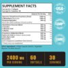 2400 MG Liposomal Glutathione Softgels, Max Absorption, Active Form L-Glutathione Reduced (GSH), with Hyaluronic Acid, Resveratrol, Master Antioxidants for Detox, Brain, Immune System, 240 Softgels