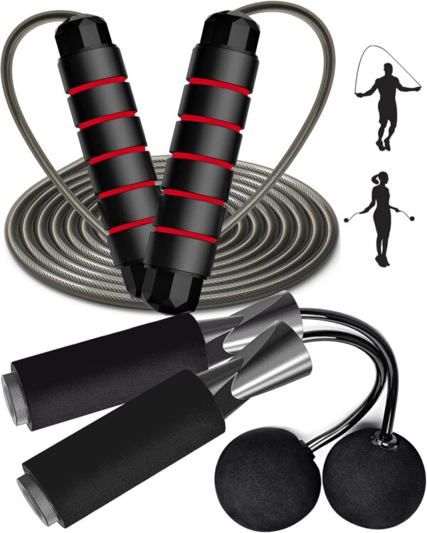 Jump Rope, Exercise Jumprope for Men Women and Kids Workout,Rapid Speed Jumping Rope for Cardio and Endurance Training,for Home Aerobic Exercise Equipment