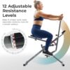 71YMY0URJjL._AC_SL1500_.jpg Sunny Health & Fitness Row-N-Ride PRO, Full Body Combo Squat Machine w/Optional Resistance Band, Easy Setup Ab Workout Exercise Equipment for Home, Whole Body Cardio, Optional SunnyFit App Connection