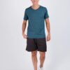 Real Essentials 5 Pack: Men’s V-Neck Dry-Fit Moisture Wicking Active Athletic Tech Performance T-Shirt
