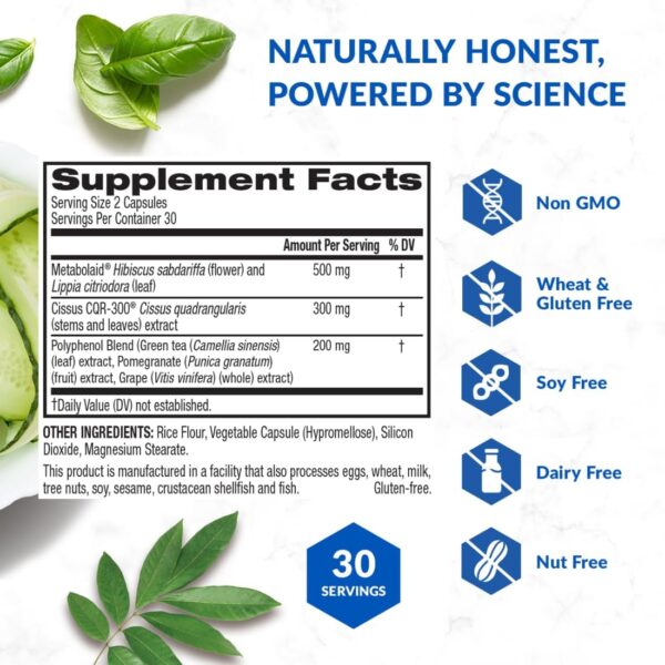 GLP1 Elevate™ - GLP-1 Booster Supplement | Curb Cravings & Support Metabolic Health | Increase Natural Production with Clinically Studied Ingredients | 30 Servings
