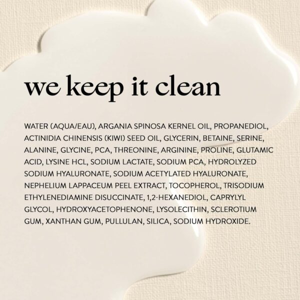 71YYdZ5i6L._SL1500_.jpg Honest Beauty Stay Hydrated Hyaluronic Acid + NMF Serum | Moisturizes + Reduces Fine Lines | 3 Types of Hyaluronic Acid, NMF, Kiwi Seed Oil | EWG Verified, Vegan + Cruelty Free | 1 fl oz