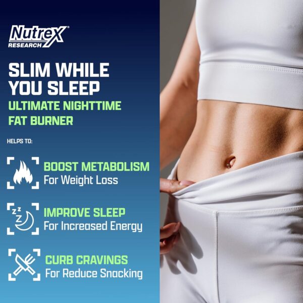 71Yh3FSD71L._AC_SL1500_.jpg Nutrex Lipo 6 Nighttime Fat Burner | Melatonin Sleep Aid & Weight Loss Diet Pills for Men and Women | Night Time Metabolism Booster Appetite Suppressant | 30 Servings (1)