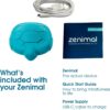 Zenimal Kids Meditation Audio Player - Patented Screen-Free Mindfulness Device with 9 Audio Meditations and 60 Minutes of Soothing Sounds and Music, Teal
