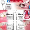 Dental Tools, Dental Pick for Teeth Cleaning, Stainless Steel Hygiene Kit with Tooth Scraper Plaque Tartar Remover - with Case