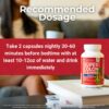 Health Plus Super Colon Cleanse Night Formula Digestive Support | Constipation Relief to Reduce Bloating with Probiotics and Valerian Root for Sleep | More than 1 Cleanse, 60 Capsules