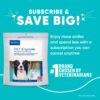 C.E.T. Enzymatic Oral Hygiene Chews for Dogs - Plaque & Tartar Control - Single Layer Beefhide with Exclusive Dual-Enzyme System & Tasty Chicken Flavor - Easy to Give Dog Dental Chew