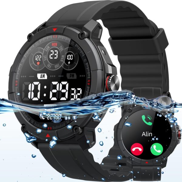 Smartwatch with Built-in GPS, Featuring Bluetooth Calling - Two in One Package