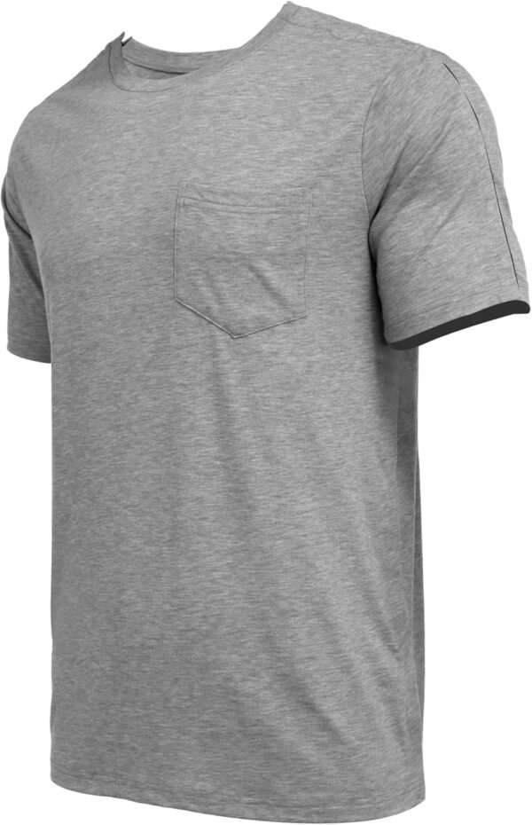 Deyeek Men's Post Shoulder Surgery Shirts Recovery Tear Away Short Sleeve Full Open Side Snap Adaptive Chemo Clothing