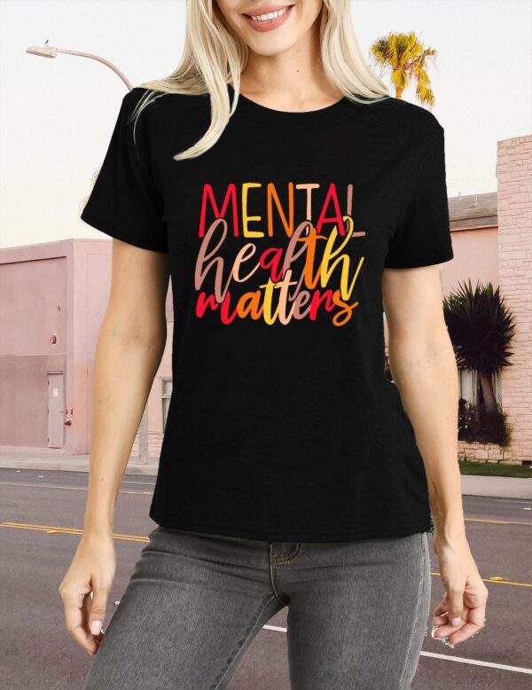 Mental Health Awareness Shirt Women Be Kind Tshirt Kindness Inspirational Tee Tops