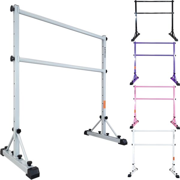 Adjustable Ballet Barre,Portable Dance bar,Fitness Equipment for Dance & Balance Excercise,Super Sturdy for Balance Workout,Weight Limit 250 LBS