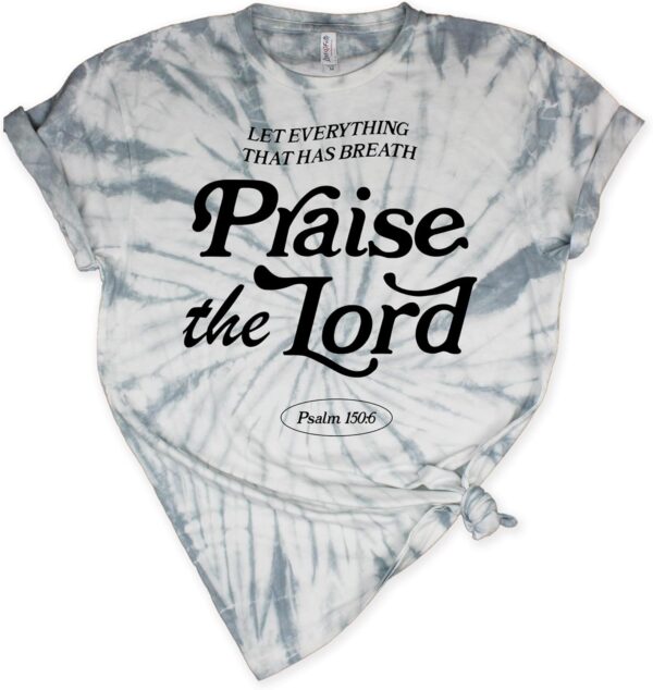 Love in Faith | Praise The Lord | Christian T-Shirts for Women | Faith-Based Apparel | Christian Gifts