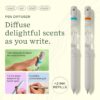 Lifelines Pen Diffuser Set, 2-Pack (Crisp Mountain Air & Citrus Grove) - 1mm Black Ballpoint Pens with Scented Essential Oil Blends – Aromatherapy Diffuser & Sensory Immersion Diffuse Aroma