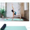 COOLMOON Yoga Mat Non Slip, Anti-Tear 1/4 Thick TPE Yoga Mats for Women and Men, 72"x24" Exercise & Fitness Mat with Carrying Strap, Workout Mats for Yoga, Pilates and Floor Exercise