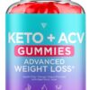 Keto ACV Gummies Advanced Weight Loss Belly Fat Burners Product Works Fast, ACV Keto Gummy Detox Cleanse Diet Apple Cider Vinegar Metabolism(60 Count)