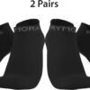 Rymora Pilates Socks With Grips Women Men - Non Slip Socks 2 Pairs - Yoga Socks Fall Prevention Dance Home Workout
