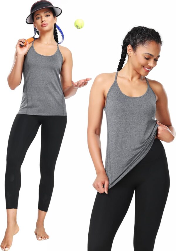 NELEUS Women's Workout Tank Top Racerback Yoga Tanks Athletic Gym Shirts