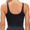 THE GYM PEOPLE Womens' Sports Bra Longline Wirefree Padded with Medium Support
