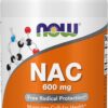 NOW Supplements, NAC (N-Acetyl Cysteine) 600 mg with Selenium, 250 Veg Capsules