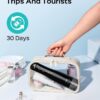 Water Flosser, Water Dental Flosser for Teeth Pick: COSLUS 10 Levels Smooth Control Portable Rechargeable Oral Irrigator Cordless Waterproof, 300ML Electric Flossing Cleaner Deep Cleaning 2025 Upgrded