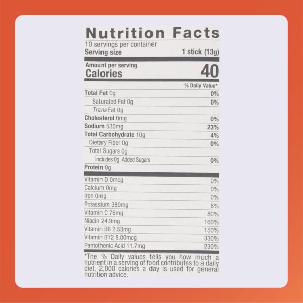 Rugby Sugar-Free Hydrating Electrolyte Powder Packs - Drink Mix Powder Packets with 5 Vitamins - Improved Hydration - Natural Lemon-Lime Flavor - 10 Stick Packs - 0.45 Oz Each (1 Pack)