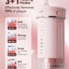 Portable Mini Water Dental Flosser for Teeth Cleaning Pick,Travel Oral Irrigator with Telescopic Water Tank,4 Modes and Waterproof Design-Perfect for Braces,Bridges,Home&Travel Dental Care