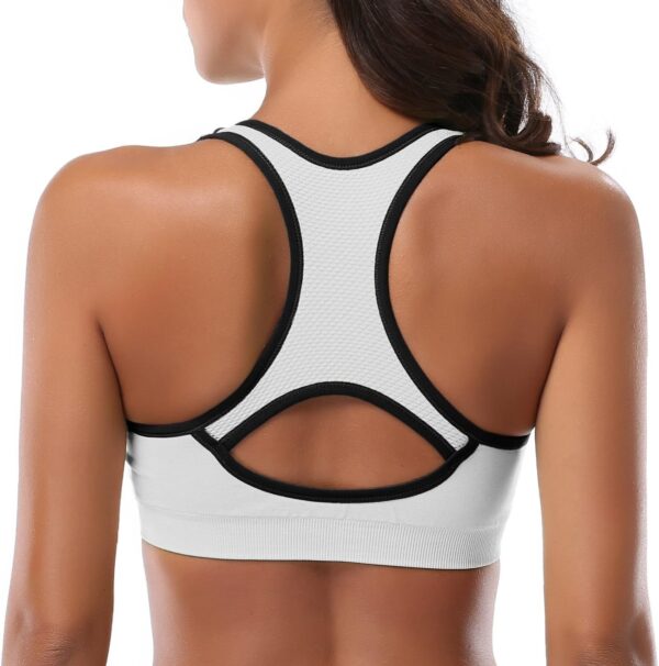 MIRITY Women Racerback Sports Bras - High Impact Workout Gym Activewear Bra