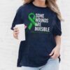 Womens Mental Health Matters Shirts Green Ribbon Awareness T-Shirt Inspirational Tee Top