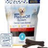 ProDen PlaqueOff System Dental Care Bones - Dog Teeth Cleaning Bones for Oral Hygiene -Medium/Large Canine Formula - Bacon Flavor -17 oz(Packaging May Vary)