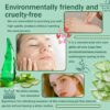 99% Purity Aloe Vera Gel - Hydrating Aloe Vera Gel for Face and Skin,No Sticky Moisturizing Aloe Gel(5 pcs)