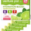 Venture Pal Sugar Free Electrolyte Powder Packets - Liquid Daily IV Hydration Packets | Electrolytes Drink Mix with 5 Vitamins & 7 Electrolytes | Keto Friendly | Non-GMO | Certified Vegan | 28 Sticks
