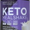 Keto Science Ketogenic Meal Shake Vanilla Dietary Supplement, Rich in MCTs and Protein, Packed with Collagen, Vitamins and Minerals, Keto and Paleo Friendly, Weight Loss, (14 servings), 20.49 Oz