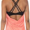 icyzone Workout Tank Tops Built in Bra - Women's Strappy Athletic Yoga Tops, Exercise Running Gym Shirts