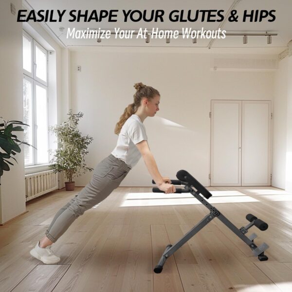 71aj5wWA2-L._AC_SL1500_.jpg Hyperextension Roman Chair - Adjustable Bench Foldable Exercise Bench Back Extension Machine Roman Chair Exercise Equipment for Home