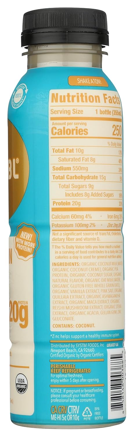 REBBL Organic Salted Caramel Protein Elixir, 12 FZ