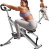 Sportsroyals Pink Squat Machine for Home,Rodeo Core Exercise Machine,330lbs Foldable,Adjustable 4 Resistance Bands,Ride & Rowing Machine for Botty Glutes Butt Thighs,Ab Back/Leg Press Hip Thrust…